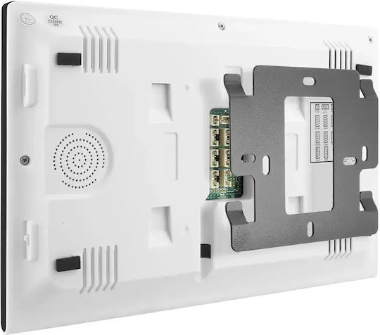Interfon Video Inteligent Mentor Svk4103w 4 Fire WiFi Card Pin Aplicația Tuya 10 Inch Ips Dvr Ahd 2mp Ik07 Alb