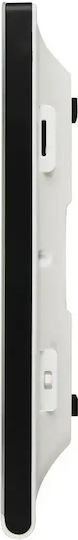 Interfon Video Inteligent Mentor Svk4103w 4 Fire WiFi Card Pin Aplicația Tuya 10 Inch Ips Dvr Ahd 2mp Ik07 Alb