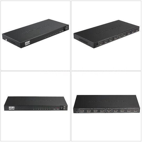 HDMI σε 8xHDMI (1.3 v) with Power HDMI Сплитер 18264