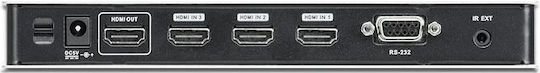 Aten VS481B UHD HDMI Switch 3 intrări/1 ieșire Splitter HDMI