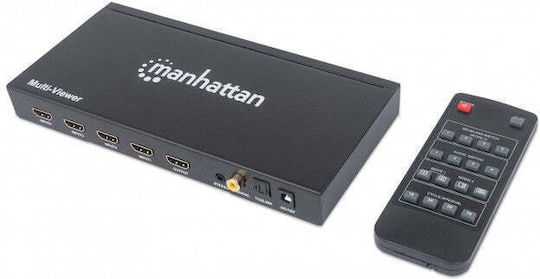 Manhattan 207881 FHD Multiviewer 4 είσοδοι/1 έξοδος HDMI Switch