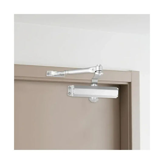 Amortizor Hidraulic Pentru Ușă Mentor Acs040 2 Viteze Reglabile 40-65kg 600-900mm 150,000 Cicluri 150 Grade Argintiu