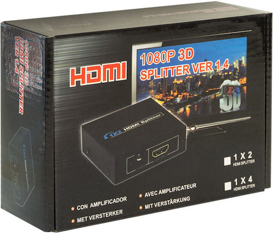HDMI σε 4xHDMI with Power HDMI Splitter 18263