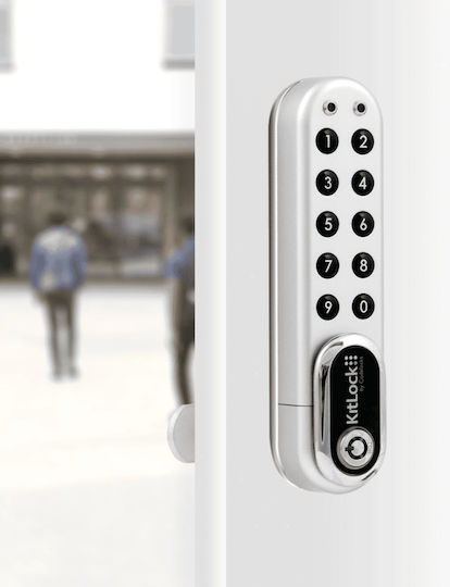 Вертикална електронна мебелна ключалка