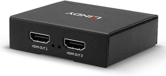 Lindy 38158 UHD 1 вход/2 изхода HDMI Сплитер 38158