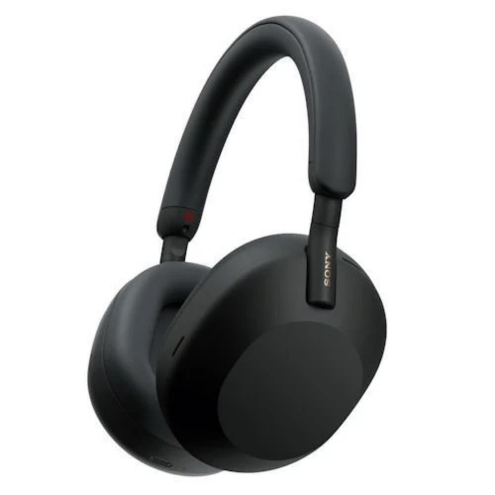 Sony WH-1000XM5 με Μαλακή Θήκη Ασύρματα / Ενσύρματα Over Ear Ακουστικά με 30 ώρες Λειτουργίας Μαύρα