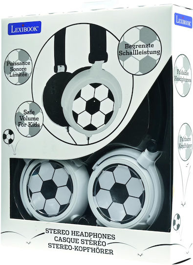 Lexibook HP015 Football Wired On Ear Headphones Blue / Red