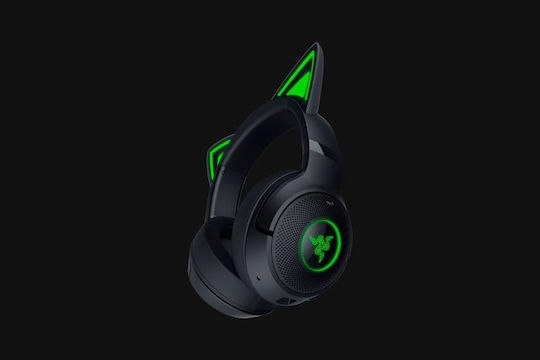Razer Kraken Kitty V2 Безжични / Жични Over Ear Слушалки с 40 часа Работа Черни