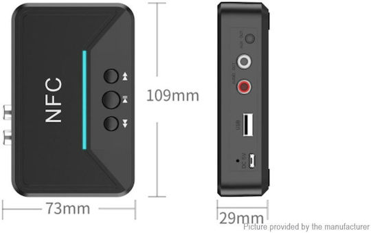 BT300 Bluetooth 5 Receiver with RCA / 3.5mm Jack / Optical Output Ports