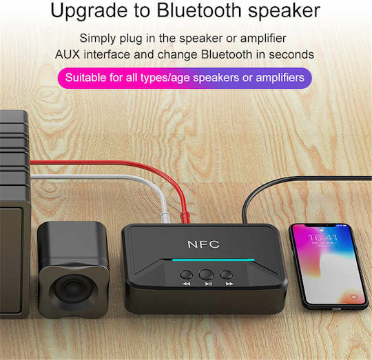 BT300 Bluetooth 5 Receiver with RCA / 3.5mm Jack / Optical Output Ports