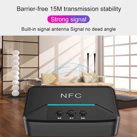 BT300 Bluetooth 5 Receiver with RCA / 3.5mm Jack / Optical Output Ports