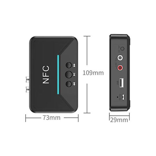 v5 Bluetooth 5.0 Receiver και NFC