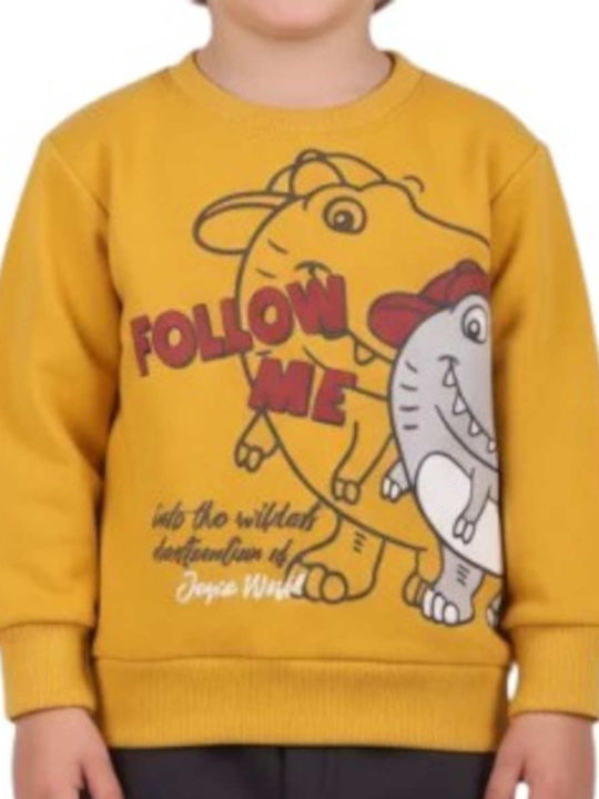 Kids Tracksuits Mustard 2 Pieces