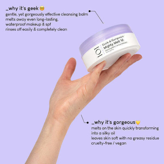 Geek & Gorgeous Balm Καθαρισμού Προσώπου για Έλεγχο λιπαρότητας 150ml