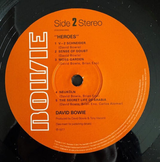 David Bowie Heroes Vinyl