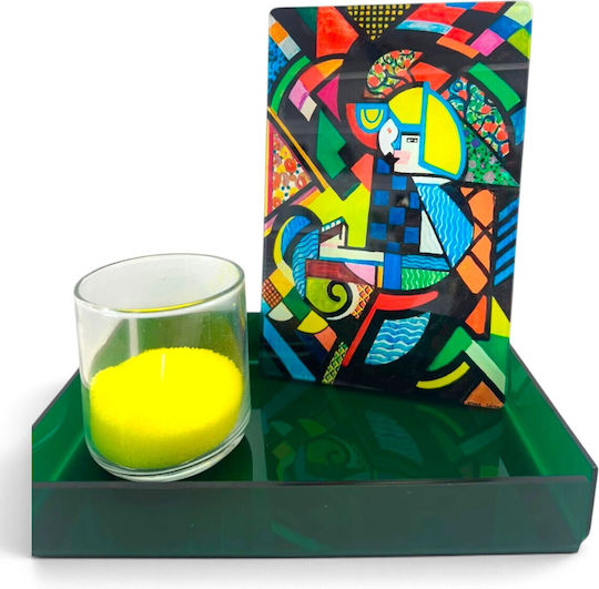 Plexilab Διακοσμητικός Δίσκος Ορθογώνιος 14x21cm