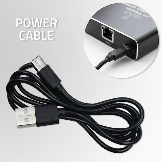 Qoltec Ethernet Мрежов Сплитер RJ45 1 Брой