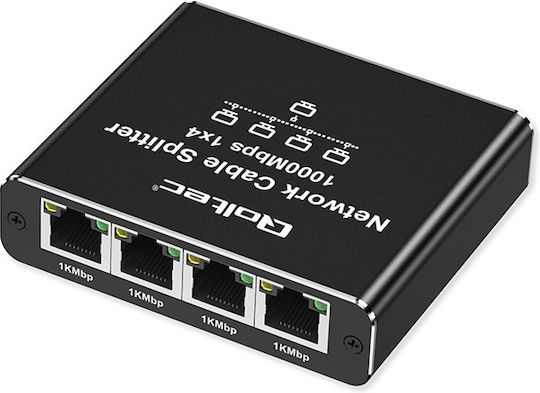 Qoltec Ethernet Мрежов Сплитер RJ45 1 Брой