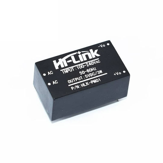Hlktech Конвертор DC/DC Стъпаловидно понижаване с Входно напрежение 220V (PM01)