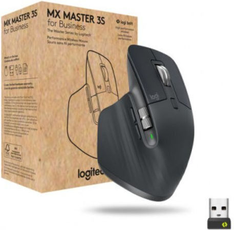 Logitech MX Master 3S For Business Wireless Ergonomic Bluetooth Mouse Space Gray