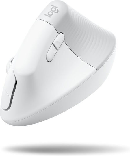 Logitech Lift Безжичен Ергономичен Vertical Мишка Бял