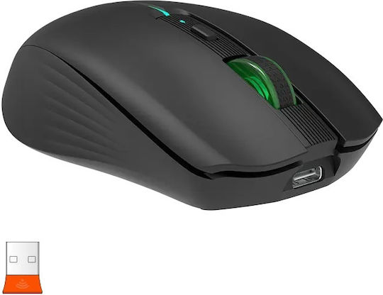 Meetion BTM002 Ασύρματο Bluetooth Ποντίκι Μαύρο