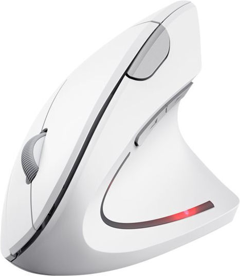 Trust Verto Ergonomic Wired Vertical Mouse White