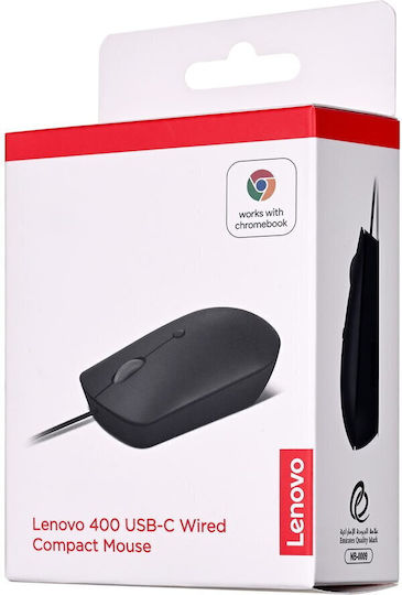 Lenovo 400 Wired Mouse Black