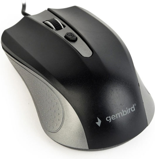 Gembird MUS-4B-01 Ενσύρματο Ποντίκι Γκρι