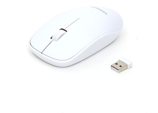 Omega 420 Wireless Kabellos Maus Weiß
