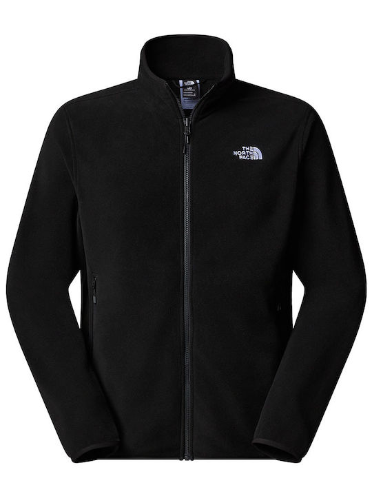 Glacier Ανδρική Ζακέτα Fleece Μαύρη