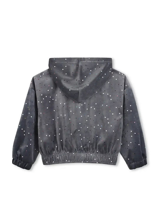Kinder-Strickjacke Grau