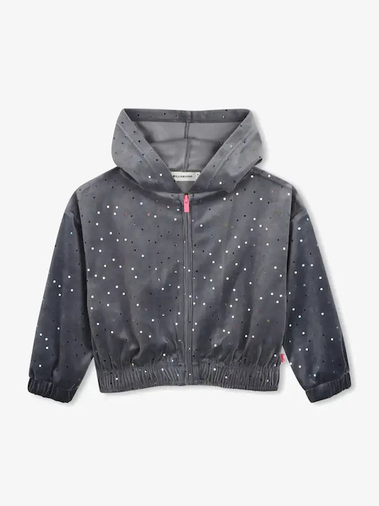 Kinder-Strickjacke Grau