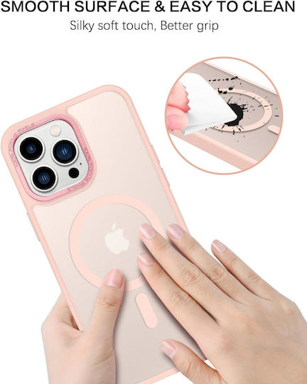 Orso Back Cover Plastic / Silicon Roz (iPhone 14 Pro)