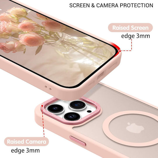 Orso Back Cover Plastic / Silicon Roz (iPhone 14 Pro)