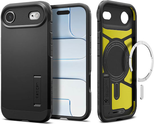 Spigen Tough Armor T MagSafe Umschlag Rückseite Kunststoff / Silikon 2mm Schwarz (iPhone Air)