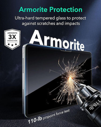 ESR Armorite Tempered Glass (iPad Air 2024 11")