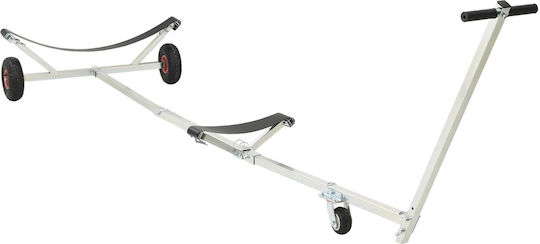 Vidaxl Adjustable Boat Trailer Pneumatic Tires Silver