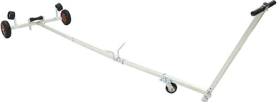 Vidaxl Adjustable Boat Trailer Pneumatic Tires Silver