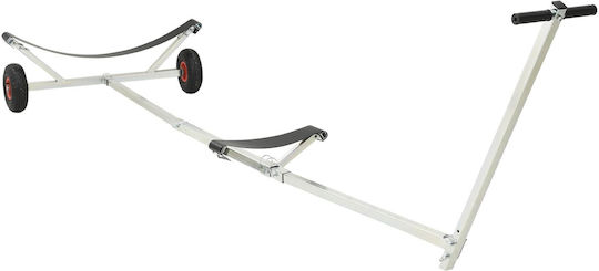 Vidaxl Adjustable Boat Trailer Pneumatic Tires Silver