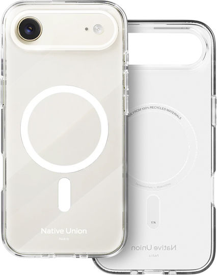 Native Union Umschlag Rückseite Silikon Transparent (iPhone Air)