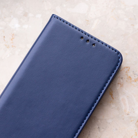 Smart Book Δερμάτινο / Σιλικόνης Navy Μπλε (Oppo Reno 14)