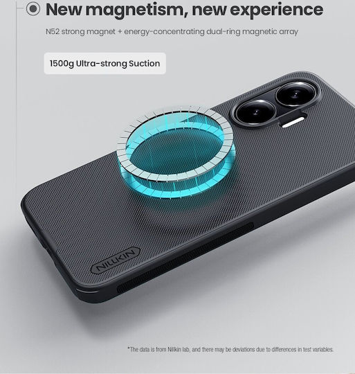 Nillkin Super Frosted Pro Magnetic Back Cover Πλαστικό / Σιλικόνης Μαύρο (Poco F7)