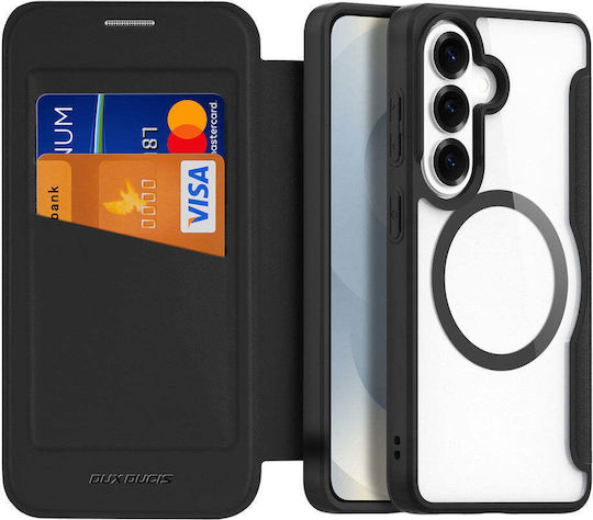 Samsung Galaxy S26 5g Dux Ducis Skin X Pro Series Flip Case Synthetic Leather Pu Black Rfid Wallet