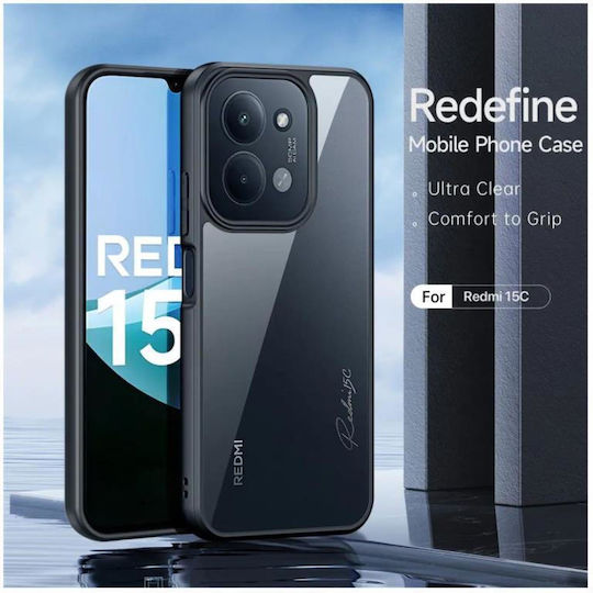 Dux Ducis Задна корица Пластмаса / Силикон Черен (Redmi 15C)