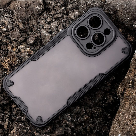 Defender Задна корица Силикон / Пластмаса 1.5мм Черен (iPhone 17 Pro Max)