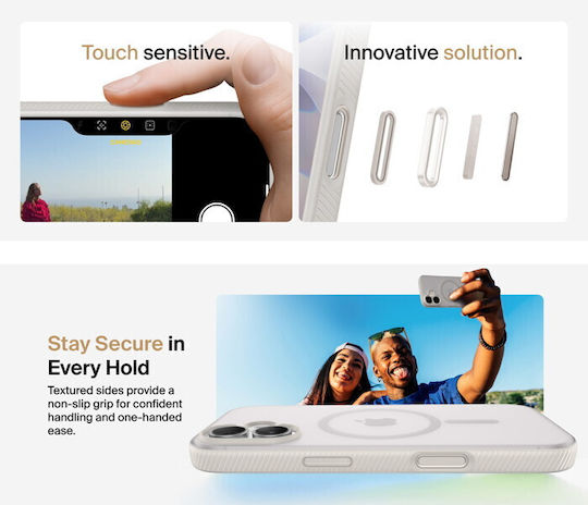 Belkin Задна корица Пластмаса Бежов (iPhone 17)