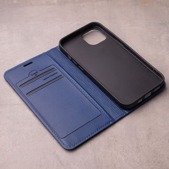 Smart Book Leather Navy Blue (Redmi Note 15 Pro+ / Poco M8 Pro)