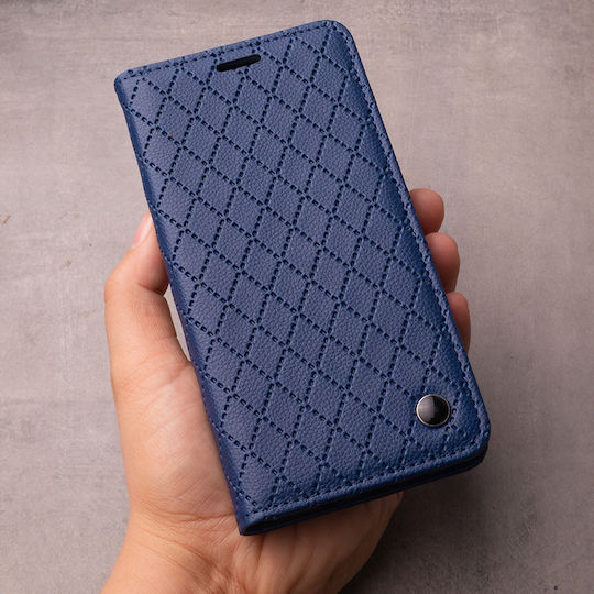 Smart Book Leather Navy Blue (Redmi Note 15 Pro+ / Poco M8 Pro)