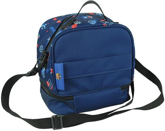 Back Me Up Barcelona School Insulated Shoulder Lunch Bag Multicolour 20x15x21cm